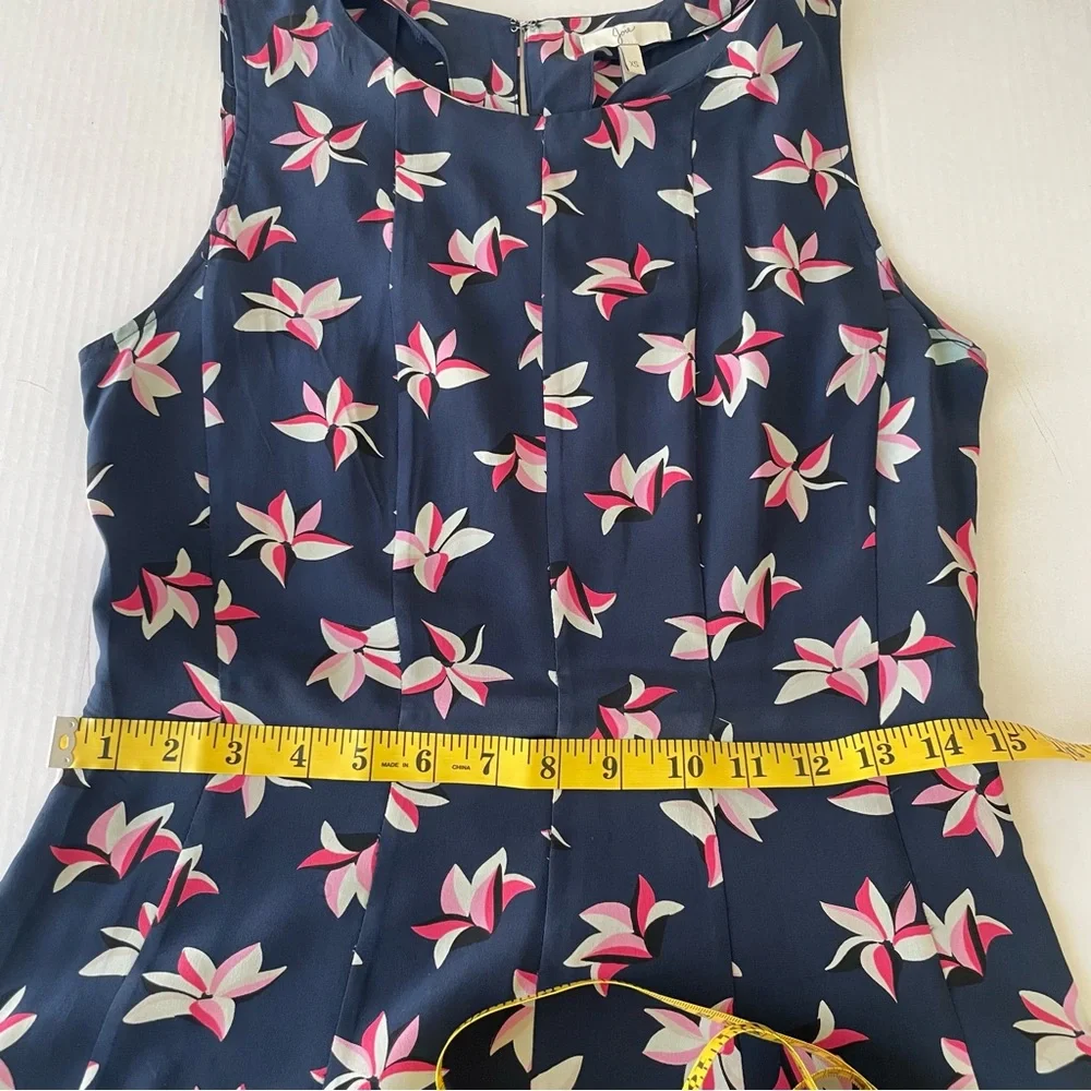 Joie Medina Navy and Pink Tropical Floral Mini Dress - Picture 7 of 10